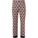 GOCCIA - Pantalon - Retroprint - Zwart