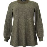 Tuniek - Flare RIB - Zacht - Geribde Stretchstof - Lange Mouwen