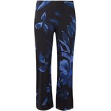 Pantalon - VALENTINE - Gebloemd - Diepe Blauwtinten