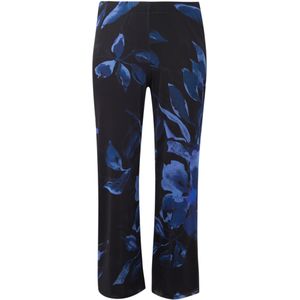 Pantalon - VALENTINE - Gebloemd - Diepe Blauwtinten