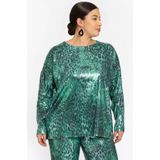 Top - MOIRA - Groen - Dierenprint - Blousetop