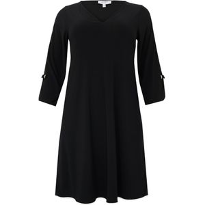 A-lijn jurk - DOLCE - V-hals - Wijd uitlopende Mouwen - Elegante Basic