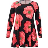 Tuniek - PETALS - Roodtinten - Wide Bottom Pasvorm - Lange Mouwen