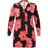 YOEK - PETALS - Lange Blazer - Roodtinten