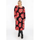 Jurk - PETALS - A-lijn Jurken - Rood