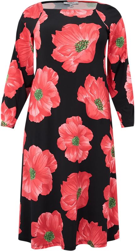 Jurk - PETALS - A-lijn Jurken - Rood