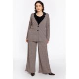 Wijde Blazer CAMILLA - Ruitpatroon - Comfortabele Pasvorm