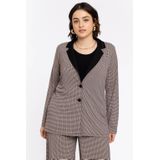 Wijde Blazer CAMILLA - Ruitpatroon - Comfortabele Pasvorm