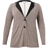 Wijde Blazer CAMILLA - Ruitpatroon - Comfortabele Pasvorm