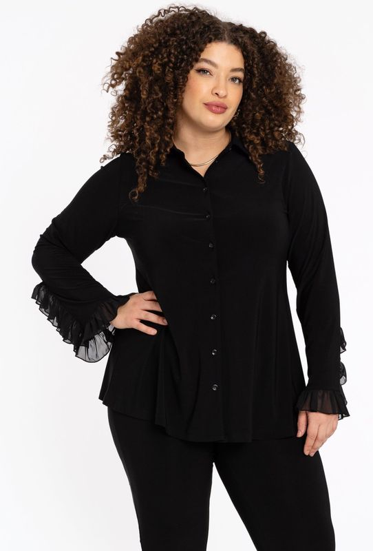 A-lijn Blouse - Zwart - DOLCE