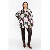 FIORITO - Satijnen Tuniek - Bloemenprint - Pastelkleuren