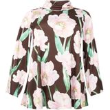 FIORITO - Satijnen Tuniek - Bloemenprint - Pastelkleuren