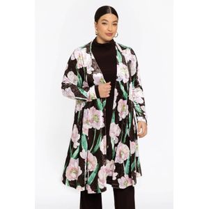 Velours - FIORITO - Vest - Bloemenprint - Luxe Uitstraling