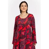 GLORIA - Tuniek - Rood - Wide Bottom