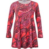 GLORIA - Tuniek - Rood - Wide Bottom