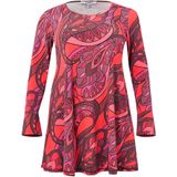 GLORIA - Tuniek - Rood - Wide Bottom