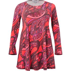 GLORIA - Tuniek - Rood - Wide Bottom