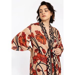 YOEK A-lijn jurk rood