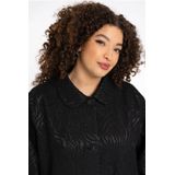 Lange Jas - Zwart - SARAH - Tussenjas