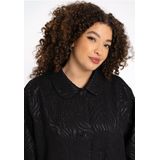 Lange Jas - Zwart - SARAH - Tussenjas