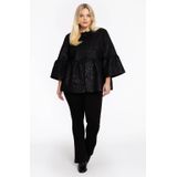 Korte Blazer SARAH - Zebra Patroon - Jacquard Stof - 3 Kwart Mouwen