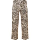 Pantalon - VIO - Luipaardprint - Rechte Wijde Pijpen