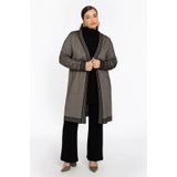 Vest - SHINE - Cardigan - Zwart - Licht Stretchend - Elegante Metallic Finish