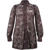 Blouse - LACE - Kanten Blouse - Transparant - Vrouwelijke en Feestelijke Uitstraling