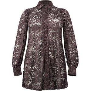 Blouse - LACE - Kanten Blouse - Transparant - Vrouwelijke en Feestelijke Uitstraling