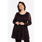 Tuniek - Wide Bottom LACE - Bloemrijke Kanten Stof - Wijde Pasvorm