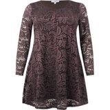 Tuniek - Wide Bottom LACE - Bloemrijke Kanten Stof - Wijde Pasvorm