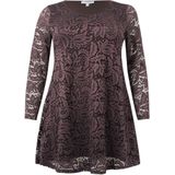 Tuniek - Wide Bottom LACE - Bloemrijke Kanten Stof - Wijde Pasvorm