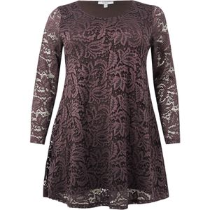 Tuniek - Wide Bottom LACE - Bloemrijke Kanten Stof - Wijde Pasvorm