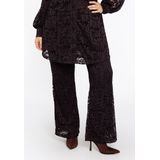 Pantalon - Bootcut - Zwart - LACE