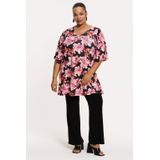 Dolce - Tuniek - LILIUM - V-hals - Korte Mouwen - A-lijn Silhouet