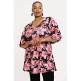 Dolce - Tuniek - LILIUM - V-hals - Korte Mouwen - A-lijn Silhouet