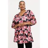 Dolce - Tuniek - LILIUM - V-hals - Korte Mouwen - A-lijn Silhouet