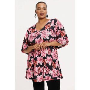 Dolce - Tuniek - LILIUM - V-hals - Korte Mouwen - A-lijn Silhouet