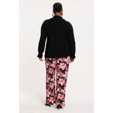 YOEK - Lovers Collection - Flared Broek - Roze - Regular Waist