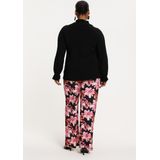 YOEK - Lovers Collection - Flared Broek - Roze - Regular Waist