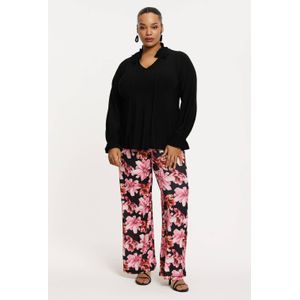 YOEK - Lovers Collection - Flared Broek - Roze - Regular Waist