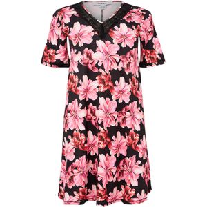 Jurk - A-lijn - LILIUM - Dubbele V-hals - Korte Mouwen - Knielengte