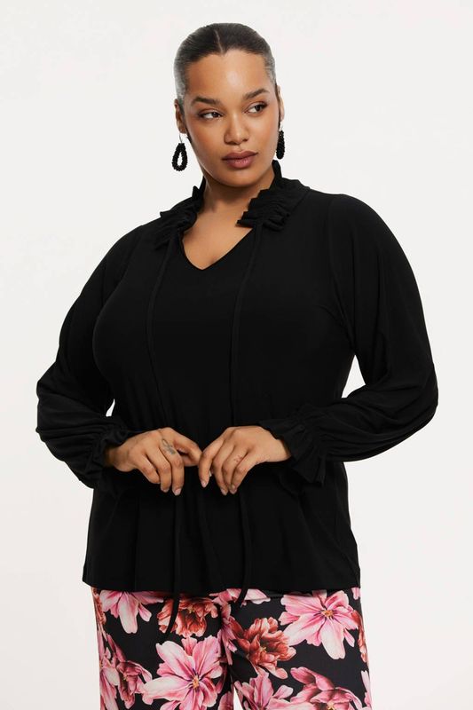 Tuniek - DOLCE - Met Ruches - V-hals - Flare Pasvorm