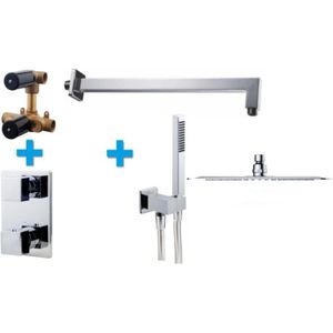 Wiesbaden one-pack inbouwthermostaatset type 126 (20cm ufo)