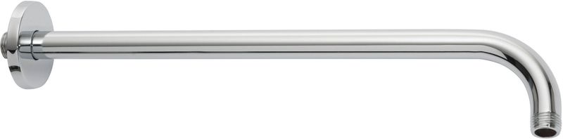 Standaard muuruitloop rond muurbevestiging 45 cm chroom