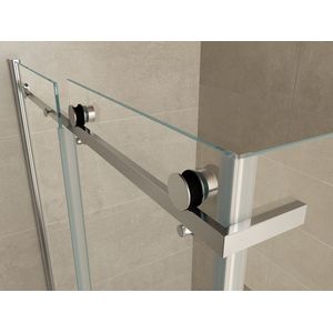 Block douchecabine met schuifdeur 140 x 90 x 200 cm 8 mm Nano