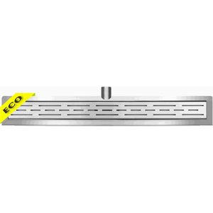 Wiesbaden Eco RVS Douchegoot met Muurflens 70 cm.