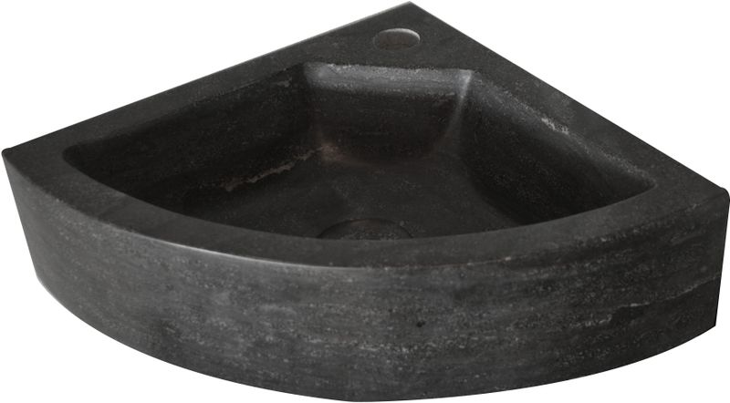 Hardstenen hoekfontein 30x30x10