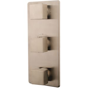 Wiesbaden Rombo afbouwdeel therm. 3 weg geb.staal