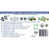 Set onderblok compl.haaks